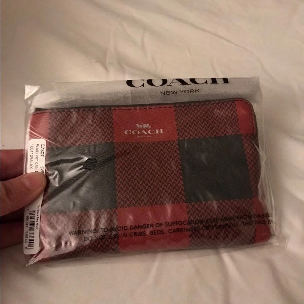 Coach Crossbody bag With Buffalo Plaid Print Bundle - Picture 4 of 9